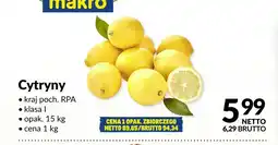 Makro Cytryny RPA oferta