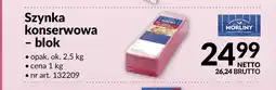 Makro Szynka konserwowa - blok Morliny oferta