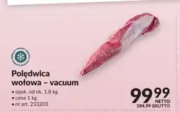 Makro Polędwica wołowa vacuum oferta