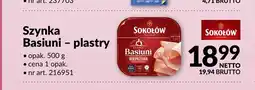 Makro Szynka Basiuni - plastry Sokołów oferta