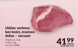 Makro Udziec wołowy bez kości zrazowa dolna vacuum oferta