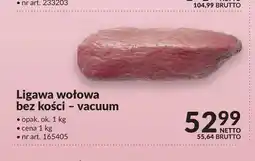 Makro Ligawa wołowa bez kości vacuum oferta