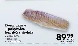 Makro Dorsz czarny polędwica bez skóry świeża oferta