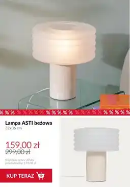 Homla Lampa Asti beżowa oferta