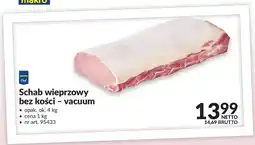 Makro Schab wieprzowy bez kości vacuum METRO Chef oferta