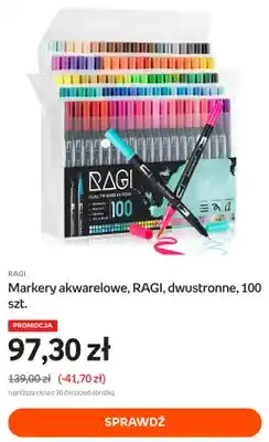 Empik Markery akwarelowe RAGI dwustronne oferta