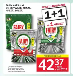 Selgros Kapsułki do zmywarki Fairy oferta