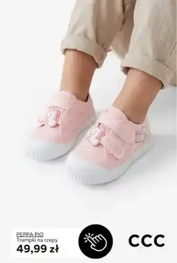 CCC Trampki na rzepy Peppa Pig oferta