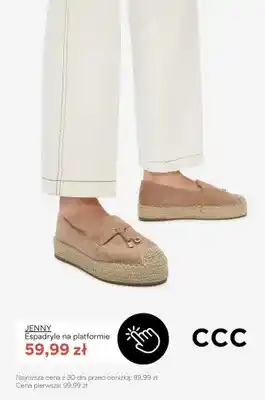 Espadryle na platformie Jenny