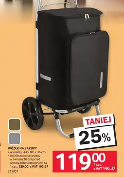 Selgros Wózek na zakupy oferta