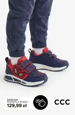 CCC Sneakersy dziecięce z diodami Spiderman oferta