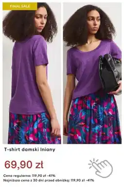 Medicine T-shirt damski lniany oferta