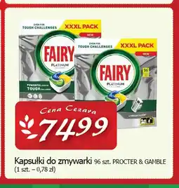 Cezar Delikatesy Kapsułki do zmywarki Fairy Platinum oferta