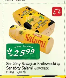 Cezar Delikatesy Ser żółty Salami Spomlek oferta