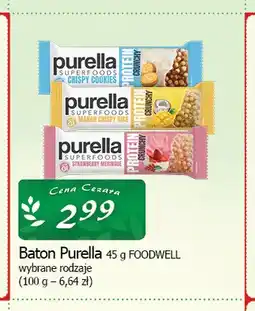 Cezar Delikatesy Baton proteinowy Purella Crispy Cookies Foodwell oferta
