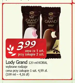 Cezar Delikatesy Lody Grand Strawberry Yoghurt oferta