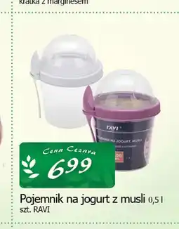 Cezar Delikatesy Pojemnik na jogurt z musli Ravi oferta