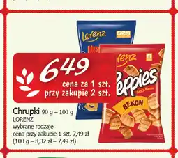 Cezar Delikatesy Chrupki Peppies o smaku bekonu Lorenz oferta