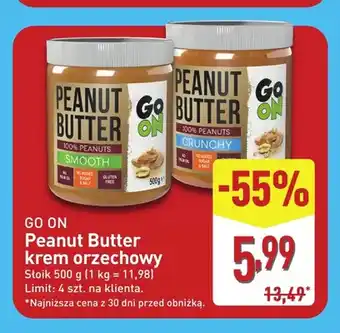 Krem orzechowy Peanut Butter Smooth Go On