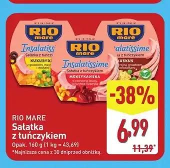 Sałatka z tuńczykiem Insalatissime Kukurydza Rio Mare