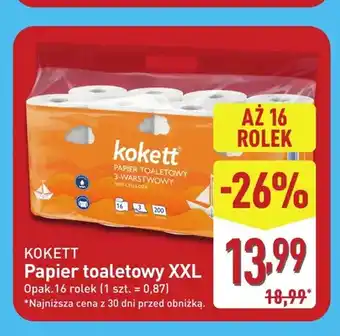 Papier toaletowy XXL 16-pak Kokett