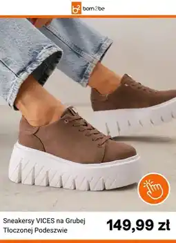 Born2be Sneakersy Vices na grubej tłoczonej podeszwie oferta
