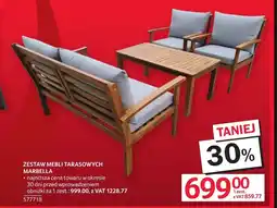 Selgros Zestaw mebli tarasowych oferta