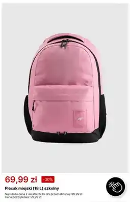 4F Plecak miejski 18 l szkolny 4F oferta