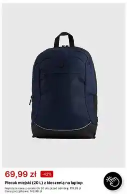 4F Plecak miejski 4F 20 l z kieszenią na laptop oferta