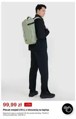 4F Plecak miejski 18 l z kieszenią na laptop oferta