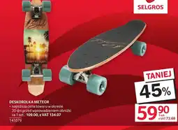 Selgros Deskorolka Meteor oferta
