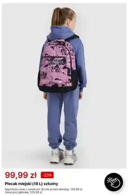 4F Plecak miejski 4F 18 l szkolny oferta