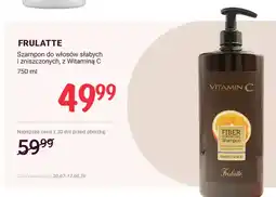 Rossmann Szampon do włosów słabych i zniszczonych z Witaminą C Frulatte oferta