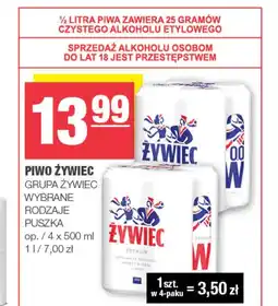 EuroSPAR Piwo Żywiec oferta