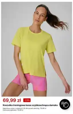 4F Koszulka treningowa loose szybkoschnąca damska 4F oferta