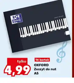 Kaufland Zeszyt do nut Oxford oferta