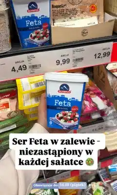 ALDI Ser Feta w zalewie Olympus Original Cubetti oferta