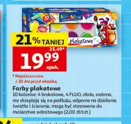 Auchan Farby plakatowe Bambino oferta