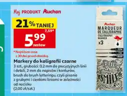 Auchan Zestaw do kaligrafii Brush oferta