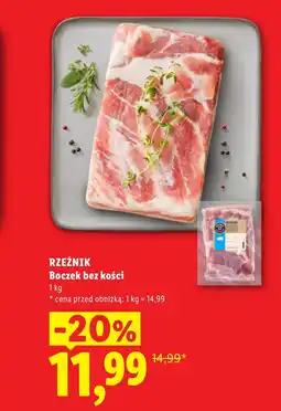 Lidl Boczek bez kości Rzeźnik oferta