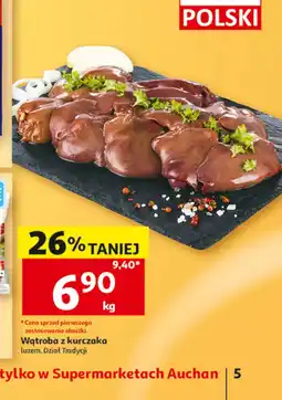 Auchan Wątroba z kurczaka Auchan oferta