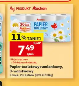 Auchan Papier toaletowy Auchan oferta