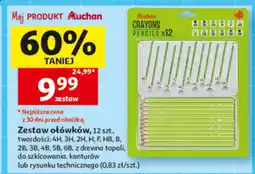 Auchan Zestaw ołówków Crayons oferta