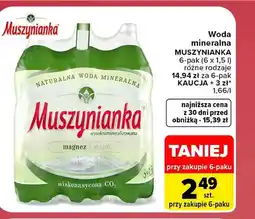 Carrefour Woda mineralna Muszynianka oferta