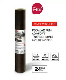 Komfort Podkład Pum Comfort Thermo 1,8mm oferta