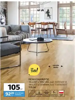 Komfort DESKA DĄB RUSTIC oferta