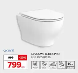 Komfort Cersanit Miska WC Block Pro oferta