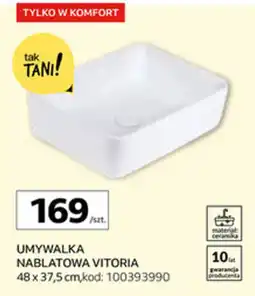 Komfort Umywalka Nablatowa Vitoria oferta