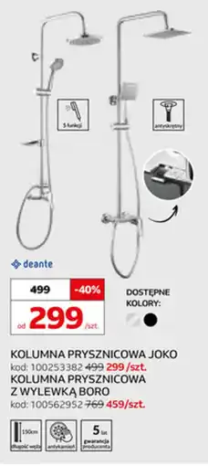Komfort Kolumna prysznicowa Joko oferta