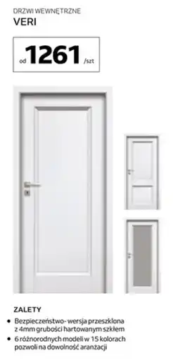 Komfort DRZWI WEWNĘTRZNE VERI oferta